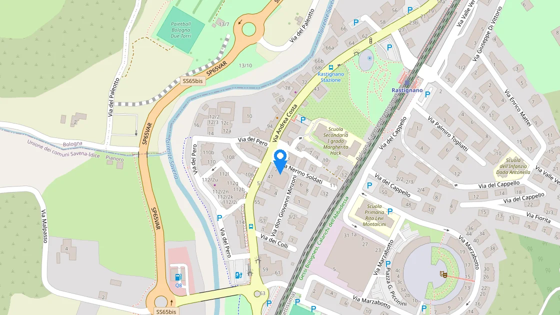 Mappa dello Studio di Rastignano, Via Soldati 1